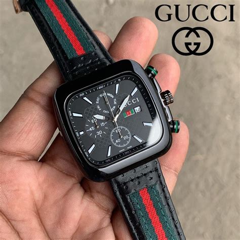 gucci clear watch|Gucci watch for men.